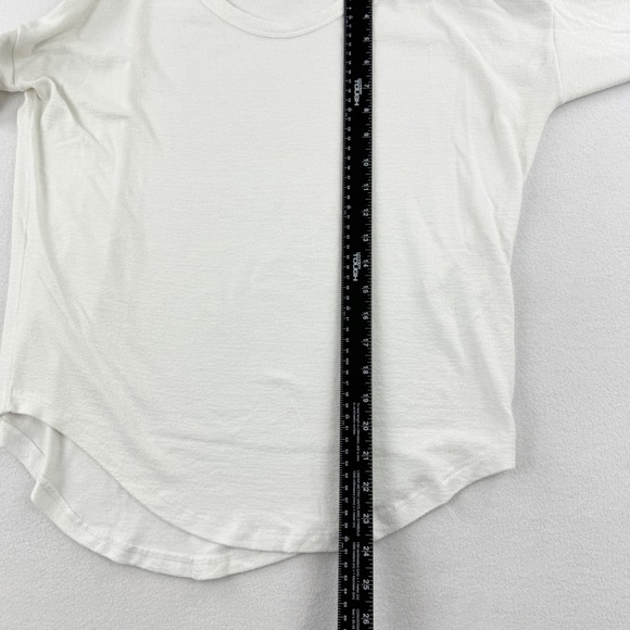 Rag & Bone New York XS/TP Long Sleeve Relaxed Fit Top Cream White Oversized - Picture 5 of 6